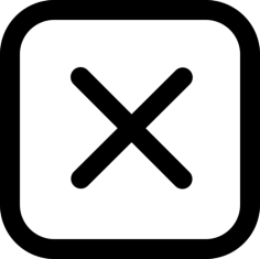 Cancel Button Vinyl Cutting Svg File, Free Vectors File